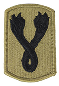 196th Infantry Brigade OCP Scorpion Shoulder Patch With Velcro